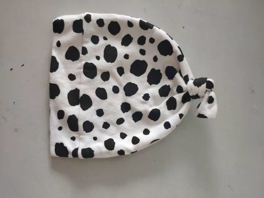 Wholesale Custom Premium Quality 100% cotton double layer baby boy and girl knit hats