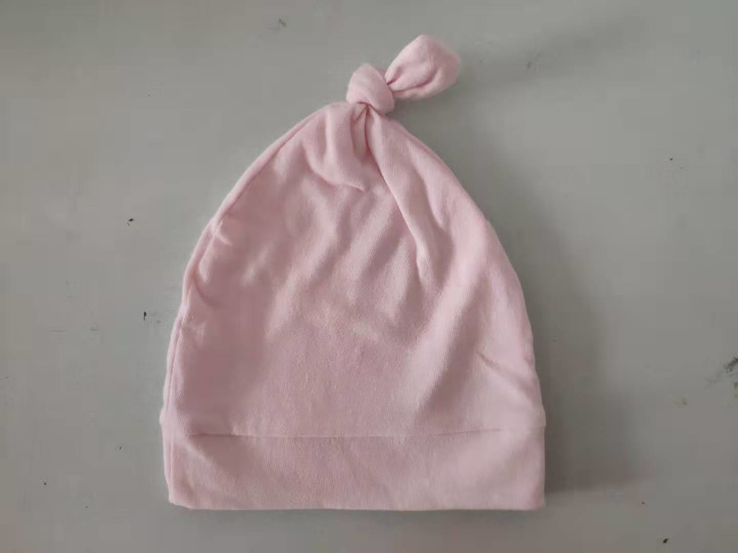 Wholesale Custom Premium Quality 100% cotton double layer baby boy and girl knit hats