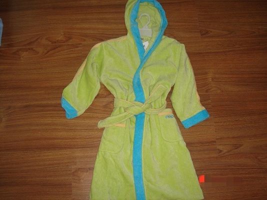 Super Soft Teenager Bathrobe 100% cotton with Embroidery